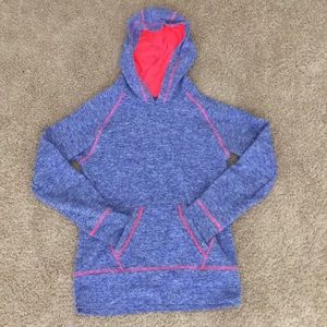 Girls heather purple hoodie, Warm